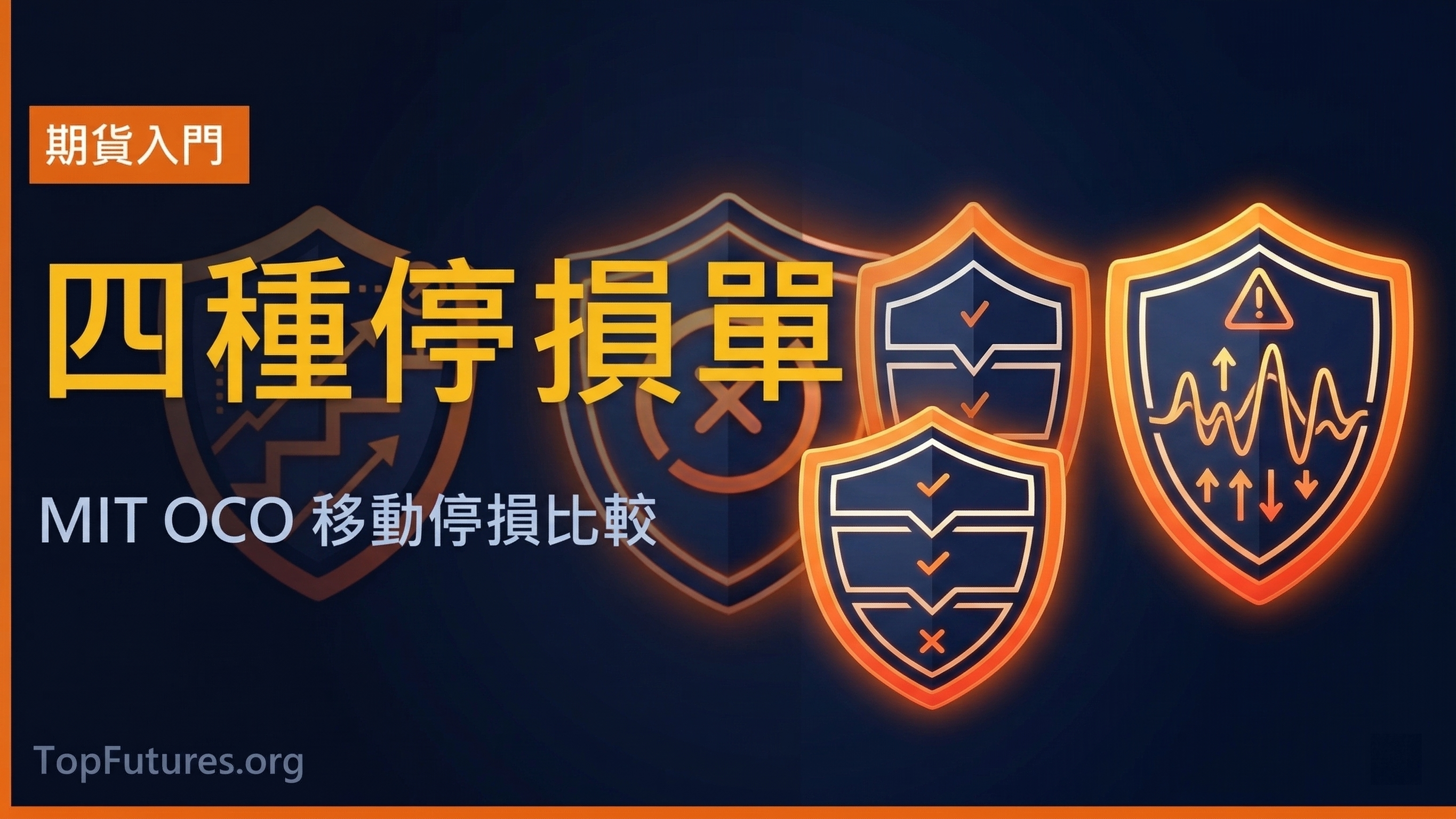 四種期貨停損單比較